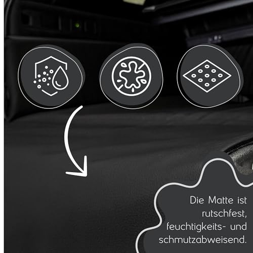 Golden Dog Kofferraum Matte Hundebett Schutzmatte Hunde Autositz Autoschondecke Kunst Leder
