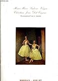  CATALOGUE DE VENTES AUX ENCHERES - COLLECTION PARTICULIRES TABLEAUX ANCIENS ET MODERNES DESSINS AQUARELLES GRAVURES LITHOGRAPHIES - HOTEL DES VENTES MOBILIERES COURS DU MEDOC - JEUDI 9 JUIN 1977 A 21H.