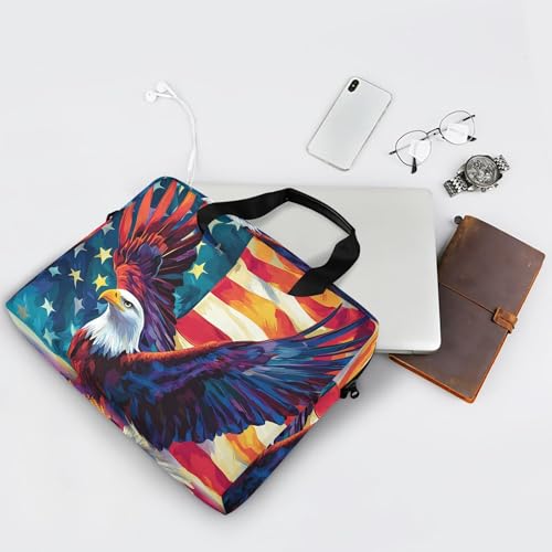 Funda maletín para portátil bandera americana águila miniatura 7