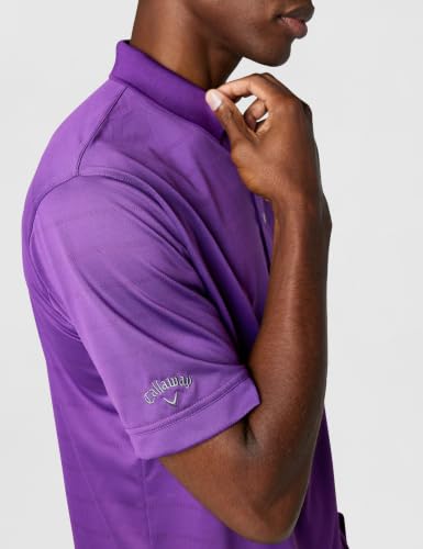 Callaway Men's Short Sleeve Opti-Dri Performance Golf Polo Shirt, Stretch, Moisture-Wicking (Available in Big & Tall), Purple Magic, Small - image 8
