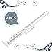 UNICRAFTALE 4pcs Iron Platinum Wire Winding Rods Wire Looping Wrapping Step Working Tools Sizing Ring Model Tool Wire Looping Mandrel for Jewelry Wire Wrapping and Jump Ring Forming