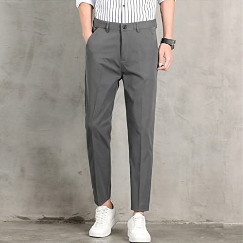 Pantalones Casual Ajustados No Plancha para Hombre miniatura 2