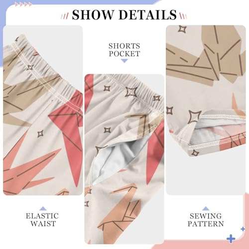 Paper Fold Boys Pants Boys Athletic Pants Long Pant for Boywith Pockets Wide-Leg Size 6-14Y4