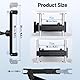 GlasFlength Tablet Halterung Auto, 360° Drehbar KFZ Tablet Halter Kopfstütze Ausziehbare Tablet Holder Car für 14-26CM Geräte Universal Kopfstützenhalter für iPad, Smartphone, Switch