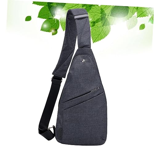 1Pc Men's Sports Chest Bag Crossbody Sling Backpack for Outdoor Activities Casual Daypack for Men Comfortable Durable Design Black3