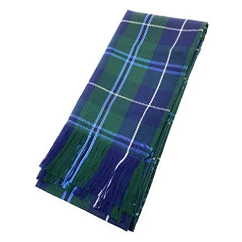 Highland Tweed Ladies Douglas Modern Tartan Polyviscose Plaid Sash Cover