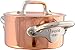 Mauviel M'Minis miedziany zapiekanka i pokrywka z uchwytami ze stali nierdzewnej 9 x 4,5 cm