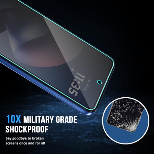 Image of FIRST MART Privacy Tempered Glass for Motorola G37 Power and Moto G37, 2 Pack | Anti-Spy 9H Screen Protector, Edge-to-Edge, Case-Friendly, Scratch Resistant, Bubble-Free