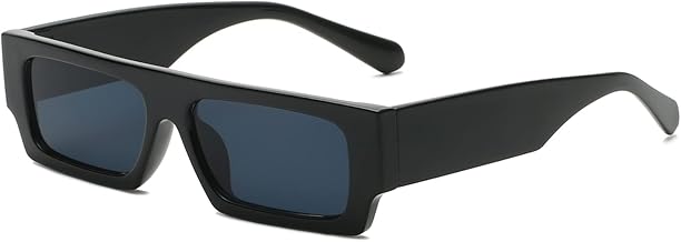 Long Keeper Rectangular Sunglasses Women Men Retro Aesthetic Unisex Square Sunglasses Funky Fashion UV400 Protection