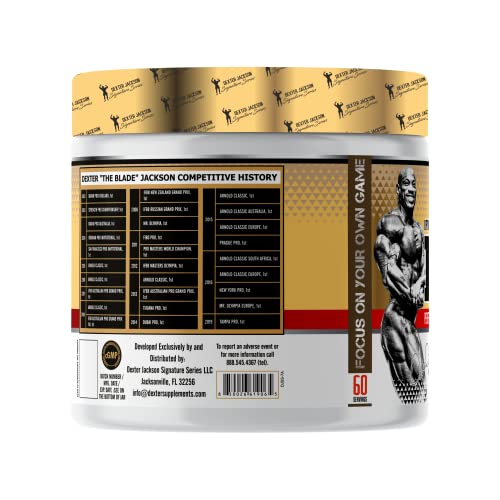Image of Dexter Jackson BCAA 6000 | Fruit Punch Flavor | 60 Servings, 463g - Advanced Branched-Chain Amino Acid Formula for Optimal Muscle Recovery