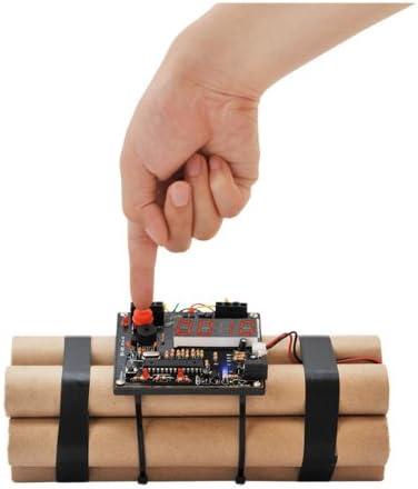 Amazon Usbアラームクロック 早朝ダイナマイト 超リアルな時限爆弾型 目覚まし時計 ミニゲーム機能搭載 時計玩具 キャラクター時計 おもちゃ