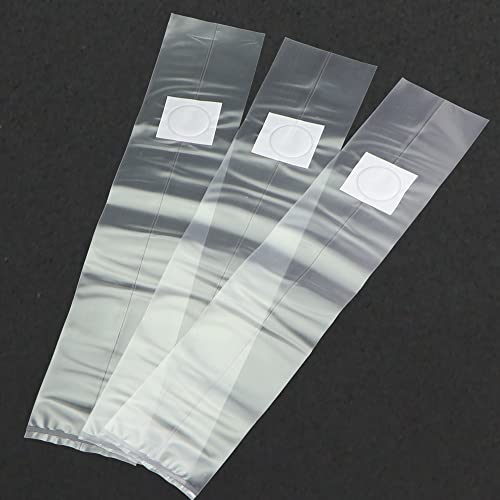 ANUDAM 10-50PCS PVC Champignons Spawn Cultiver Sacs Spawn Media Cultiver Substrat Haute Température Pré Scellable Fournitures De Jardin Plantation Ventiler Sacs (Color : 320x450x0.06mm, Size : 10PCS)