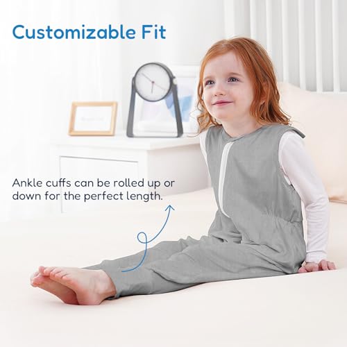 Image of TotAha Toddler Sleep Sack with Legs, 0.5 TOG Light and Soft Baby Sleeping Bag, Walker Sleep Sack for Babies 12-24M, 2T-3T
