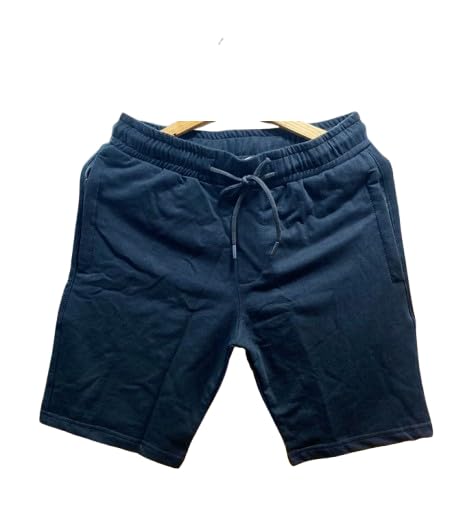 Men's Cotton Loopernet Shorts | Stretchable Comfortable Men's Shorts with Elastic Waist & Drawstring | Ideal for Gym, Running, Travel