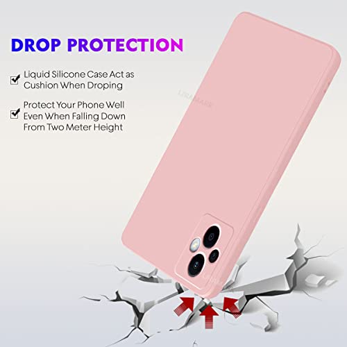 Image of LIRAMARK Silicone Soft Back Cover Case for Oppo F21 Pro 5G & Oppo F21s Pro 5G (Silicone Pink)