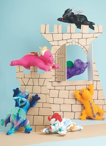 SIMPLICITY SS9876OS Plush Dinosaurs and Dragons by Carla Reiss Design OS (ONE Size), Multicoloured - Image 3