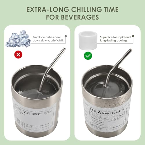 Molde de hielo de silicona para vaso Stanley 3 tamaños miniatura 6