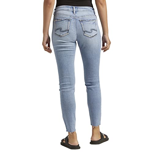 Silver Jeans Co. Women's Elyse Mid Rise Skinny Jeans3