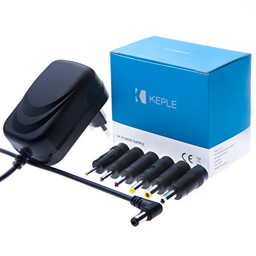 Keple Adaptador de alimentación 5v 2a Adaptador AC DC 5V 1,2A EU Enchufe de Red Compatible con HJC Switching Model HAPU05B1 Hua Jung Comp CO | 2,1mm 5,5mm Barrel Jack Connector (2m)