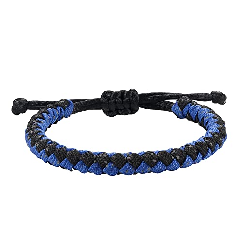 JENDEAR SHINE Paracord Bracelet for Men, Hand Braided Rope Bracelet Waterproof Adjustable, Sailing Surfing Outdoor Hiking