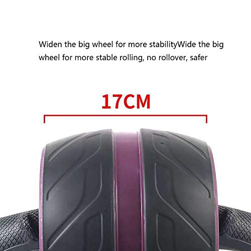 Rodinhas abdominais largas para treinamento muscular abdominal, equipamento de fitness de roda abdom