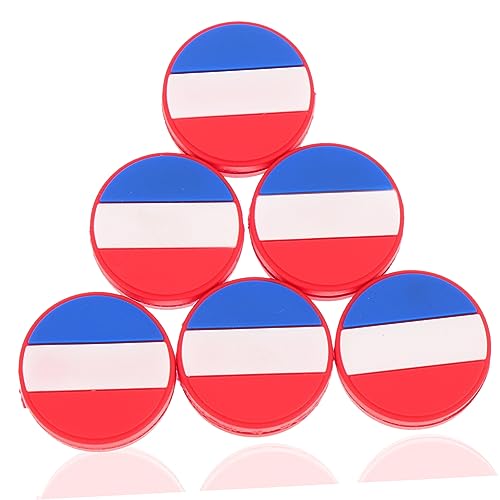 HANABASS Silicone Tennis Racket Vibration Dampener Flag Pattern for Racket Damping Supplies