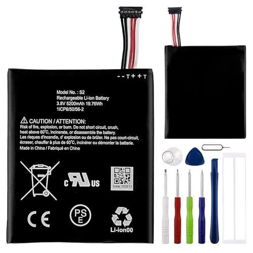E-YIIVIIL Replacement Battery S2 Compatible with for Ring Video Doorbell 2nd Generation 5UM5E5–2020 Release