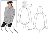 Style Arc Sewing Pattern - Josie Hoodie (Sizes 04-16)