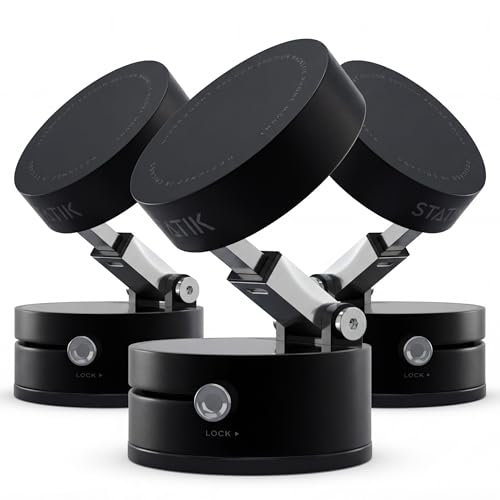 Image of Statik HyperMount (Gen 2) Phone Mount, Magnetic Phone Holder, Car Mount for Phone Works on Smooth & Lightly Textured Surfaces, iPhone, Samsung, and Android Compatible, 3 Pack