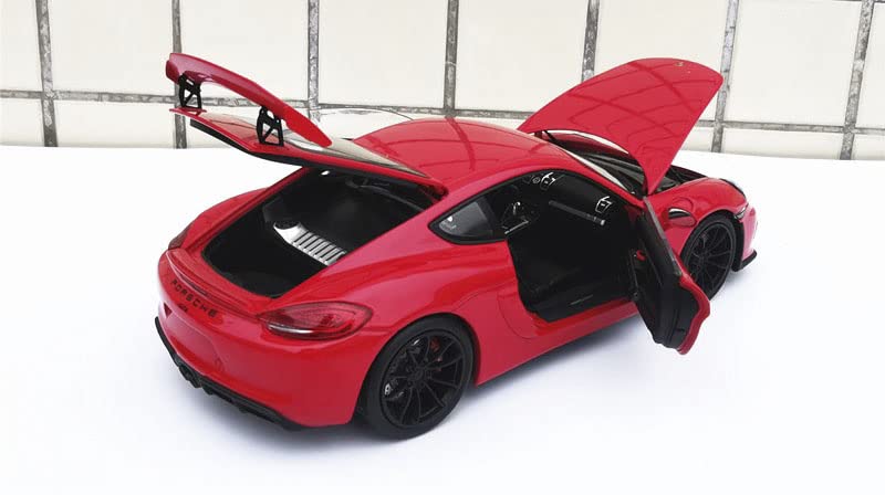 Amazon.com: for Schuco for Porsche for Cayman red 1/18