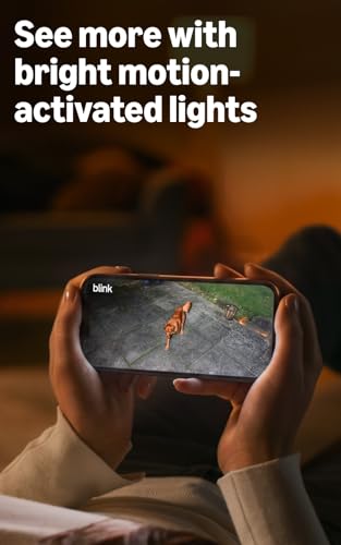 Image of Blink Outdoor 2K+ Floodlight Camera (newest model) - Wireless smart security camera, 2K video resolution, 700 lumens, two-year battery life, Sync Module Core included - 1 camera system (White)