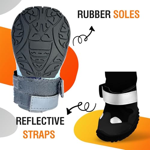 Ranley Hosenträger für Canini-Stiefel, reflektierend, wasserdicht, mit rutschfester Sohle, für Spaziergänge im Freien, Winter, Schnee, Regen, Wandern