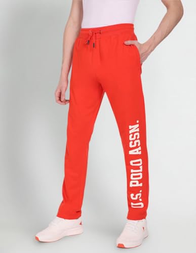 Image of U.S. POLO ASSN. Men's Mid Rise Regular Track Pants