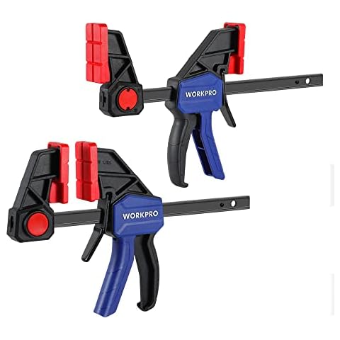 WORKPRO Medium Duty Bar Clamps with Quick Release Cover