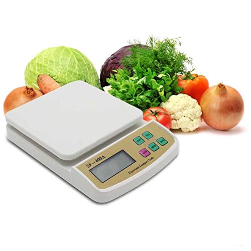 PYU Electronic Digital 10 Kg Weight Scale Kitchen Weight Scale Machine Measure for Measuring Fruits,Spice,Food,Vegetable and More(1 Pcs)