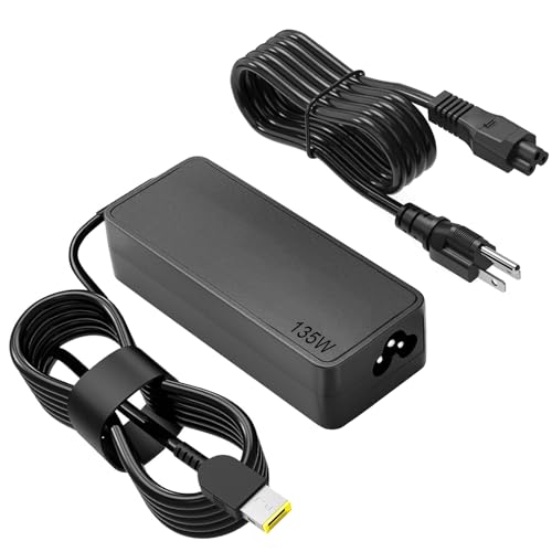 135W AC Charger Fit for Lenovo Thinkpad P1 Ideapad Gaming 3 Y700 700 S740 L340 Creator 5 7 ideapad 5...