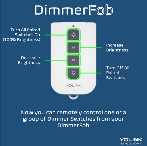 Image of YoLink Smart Dimmer Switch, Alexa, Google, IFTTT Integration, Neutral Wire & YoLink Hub is Included