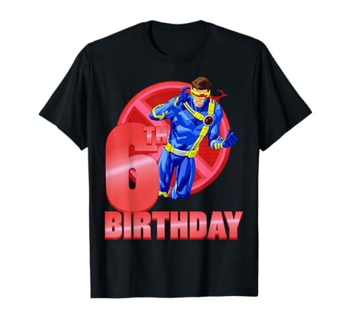 T-shirt Cyclope X-Men 6 ans - Vêtement anniversaire Marvel garçon