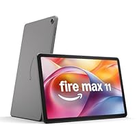 Amazon Fire Max 11 tablet (newest gen), our most powerful tablet yet, vivid 11" display, octa-core processor, 4 GB RAM, 14-hr battery life, 128 GB, Grey, with Ads