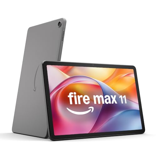 Amazon Fire Max 11-Tablet (Neueste Generation), unser bisher leistungsstärkstes Tablet, mit klarem 11-Zoll-Display, Octa-Core-Prozessor, 4 GB RAM, 14 Std. Akkulaufzeit, 64 GB, grau, mit Werbung Amazon Fire Max 11-Tablet (Neueste Generation), unser bisher leistungsstärkstes Tablet, mit klarem 11-Zoll-Display, Octa-Core-Prozessor, 4 GB RAM, 14 Std. Akkulaufzeit, 64 GB, grau, mit Werbung