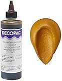 DecoPac Golden Brown Food Coloring, 8 Fl Oz Airbrush Food Color, Edible Airbrush For Cake...