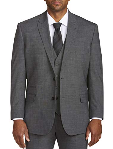 DXL Synrgy Big and Tall Performance Stretch Suit Jacket, Grey3