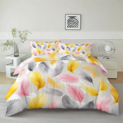 Genérico Juego De Funda Nórdica Plumas