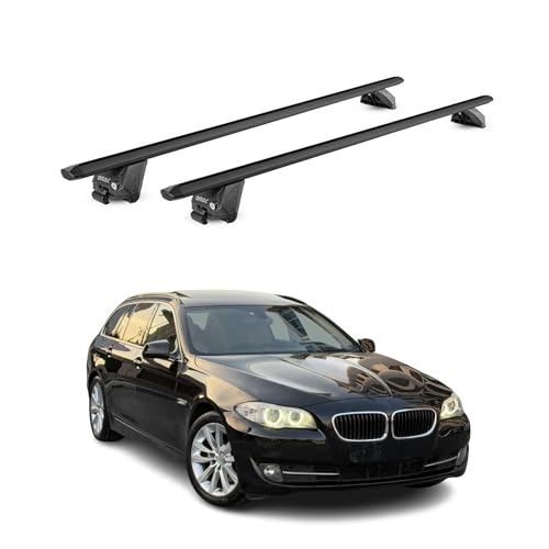 OMAC Dachträger für BMW 5er Touring F11 G31 2010-2023 Aluminium Schwarz