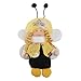 Amosfun Lavorato a Maglia Bambola Festival Ape A Forma di Peluche Ripiene Giocattolo Festival Bumblebee A Forma di Animale Morbido Cuscino Giocattolo Regalo per I Bambini Bambini Bee