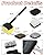 BBQ Grill Cleaning Brush Bristle Free with 5 Replaceable Heads,Steam Grill Brush with Scraper,5-in-1 Grill Cleaner Kit,Stainless Steel Grates/Helix,Pumice Stone Cleaner,Scrubber Pad for Outdoor Grill