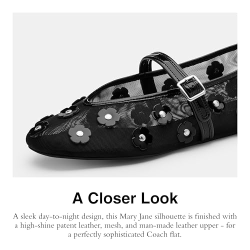 Coach Womens Tea Rose Patent Leather Soft Mary Jane4