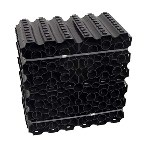 Base Kit for Shed 6ft x 6ft - Plastic Grid System for Shed, Log Cabin, Summerhouse - Garden Shed Base Grid w/Weed Fabric Membrane for Gravel Grids