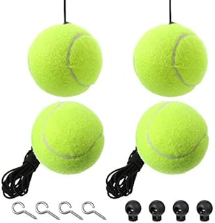 4 Sets Garage Parking Aid Ball Parking Guide System Sensor Parking Assistant Kit, Include 4 Retracting Ball with Rope, 4 Adjustable Clips and 4 Screw Hooks, Garage Car Stop Indicator for Vehicles (12)