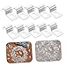 SOLUSTRE 100pcs Tube Fixed Clamps Easy Install Cable Holders for Various Pipes Multipurpose Wire Clips for Automotive Industrial and Outdoor Applications